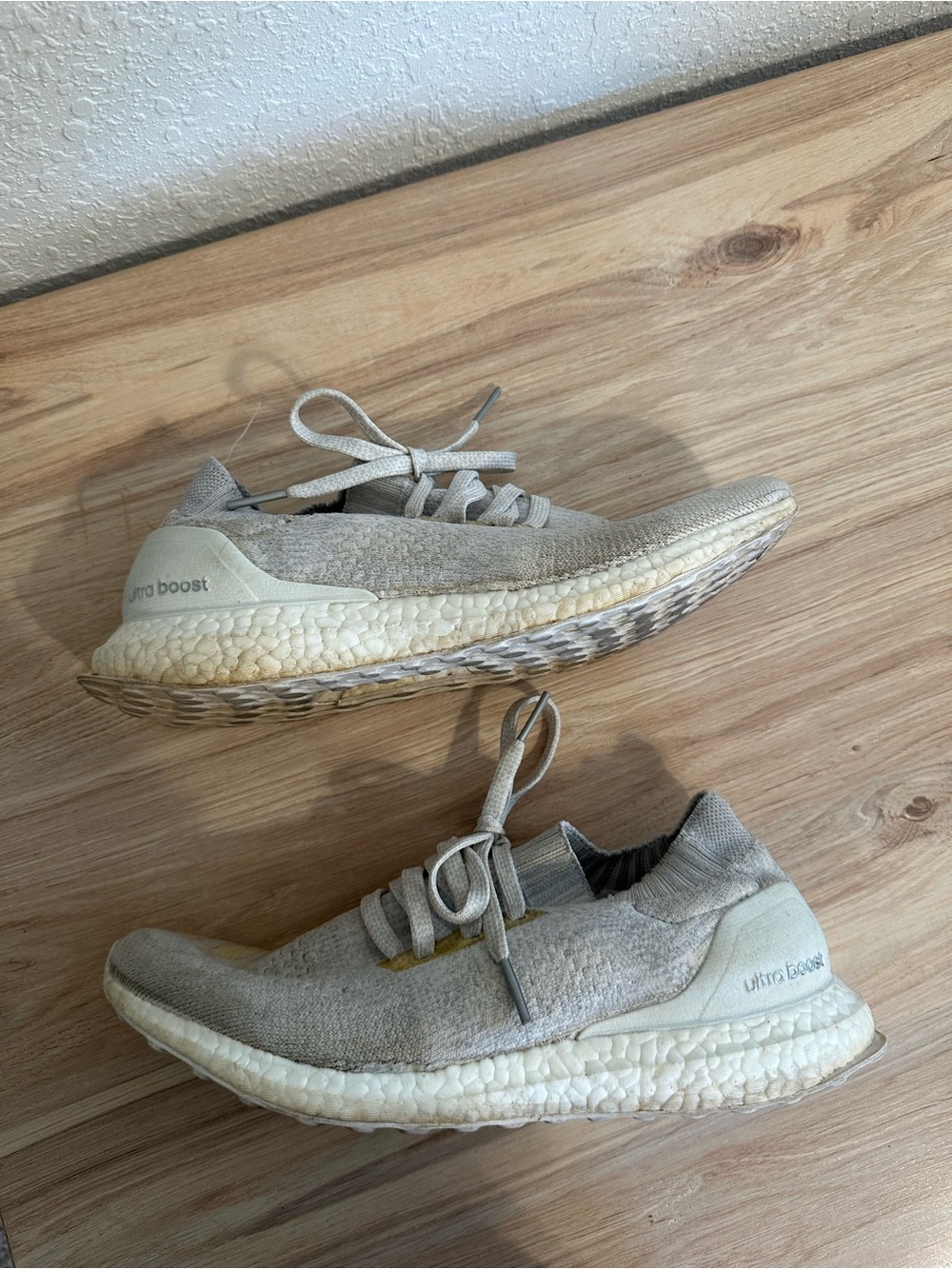 adidas Ultra Boost Men's Sneakers - Light Gray/Cream